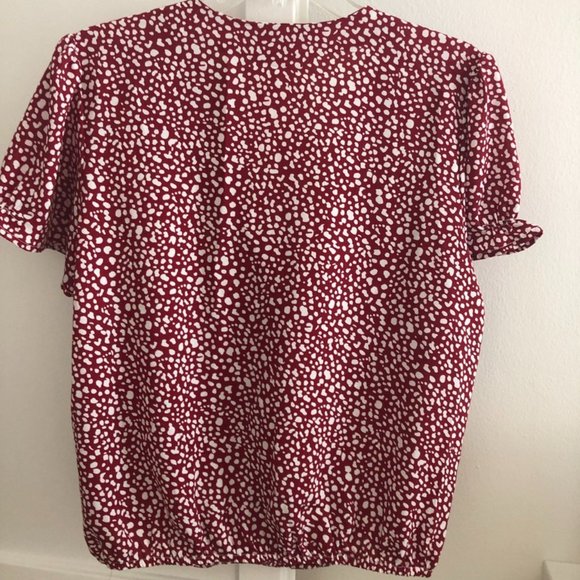 Arrays Red Blouse - Picture 2 of 5